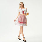 Damen Kurzes Oktoberfest Dirndl Kleid - Amy