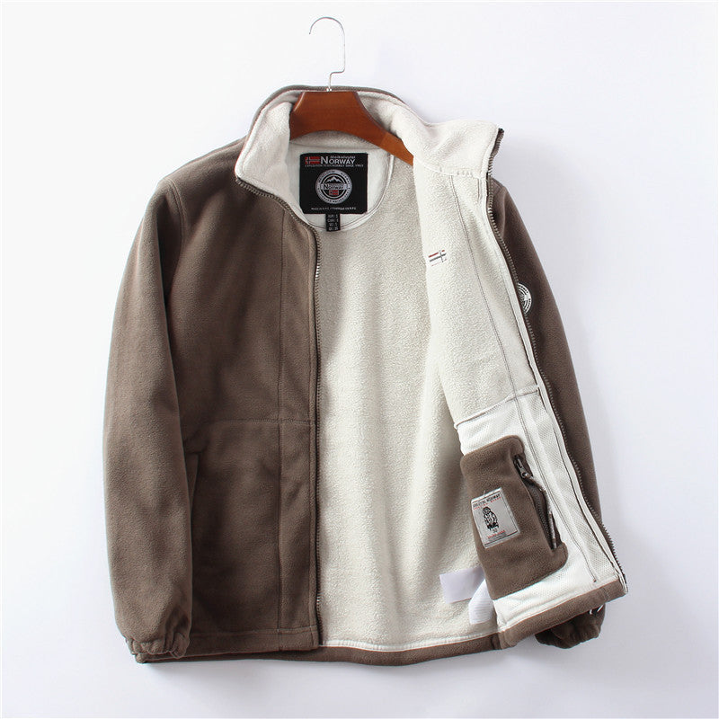 Warme Herrenjacke mit Fleece-Effekt - Eirik