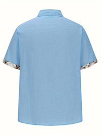 Michael - Chemise traditionnelle élégante avec impression graphique à carreaux