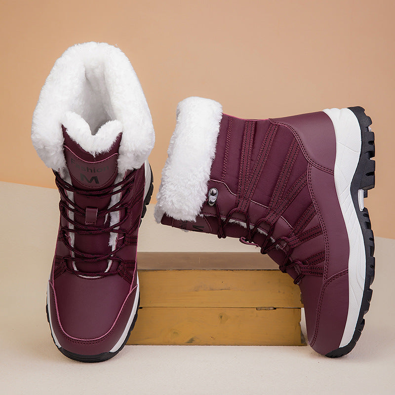 Gepolsterte Winterstiefel mit Warmfutter - Enna