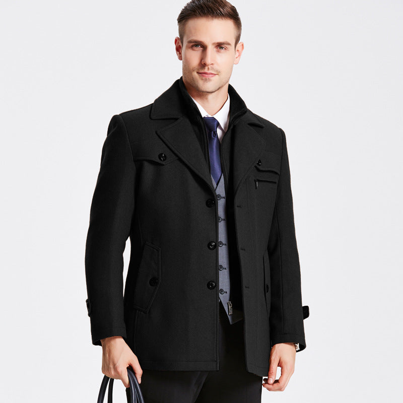 Eleganter Wollmantel - Darius