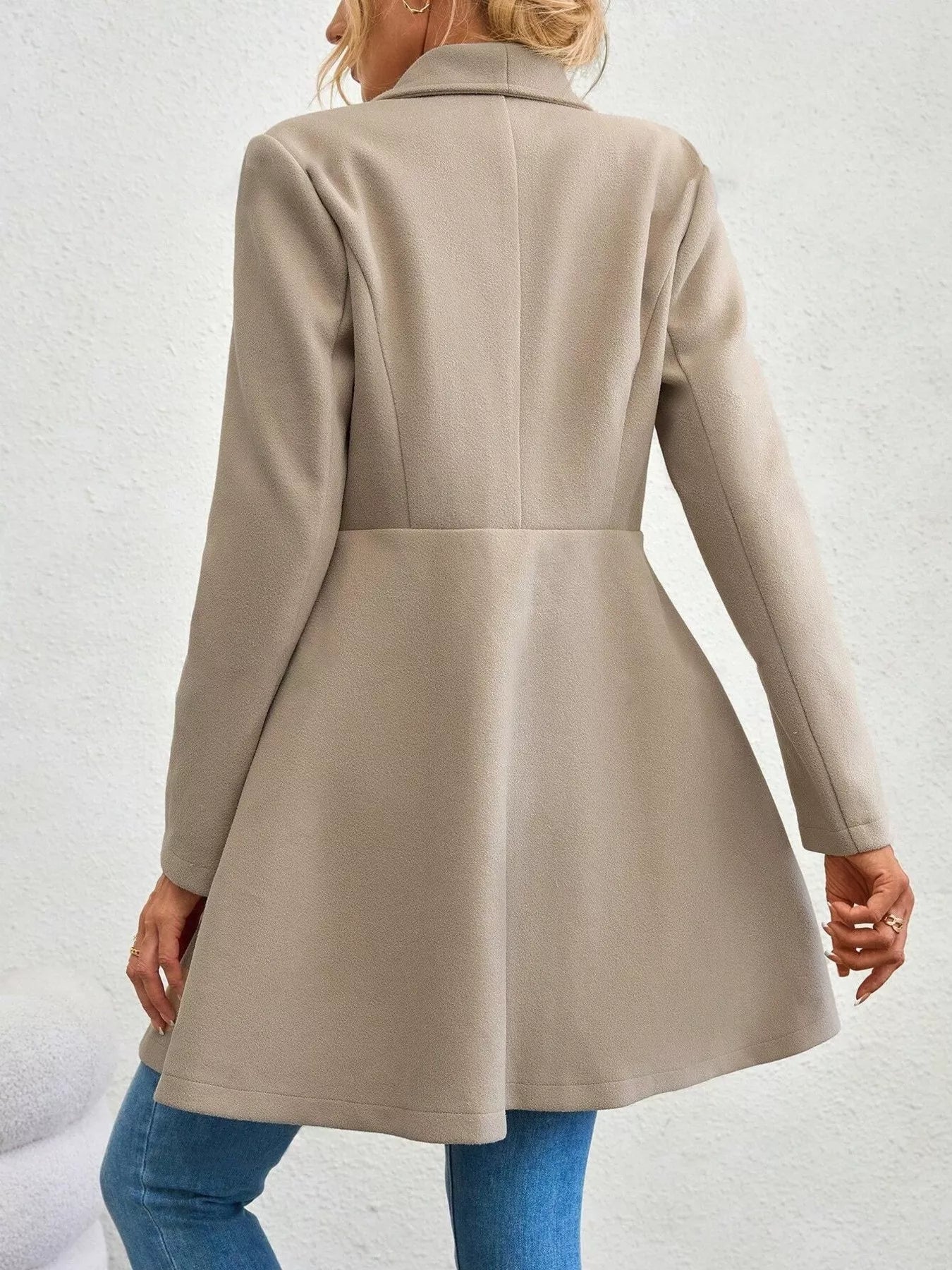 Eleganter langer Damenmantel - Evarine