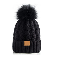 Unisex-Winterstrickmütze mit Bommel - Norel