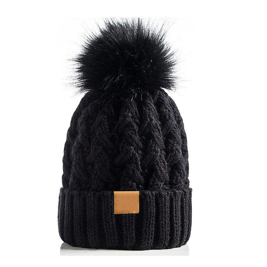 Bonnet d'hiver unisexe avec pompon - Norel