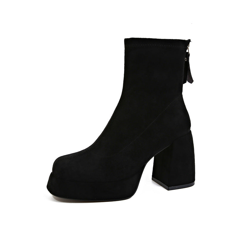 Damenstiefeletten mit Reißverschluss - Eirl