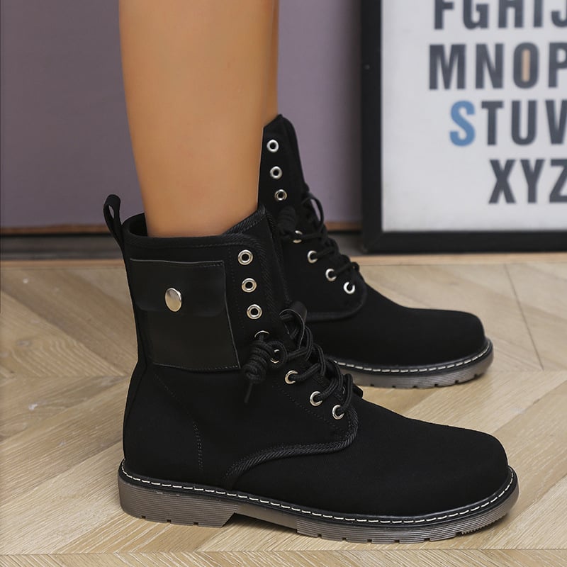 Damen Schnürstiefel im urbanen Stil - Naelis