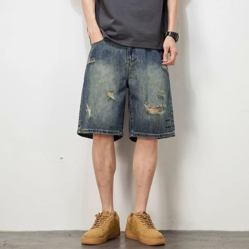 Zerrissene Shorts aus Denim für Männer - Kane