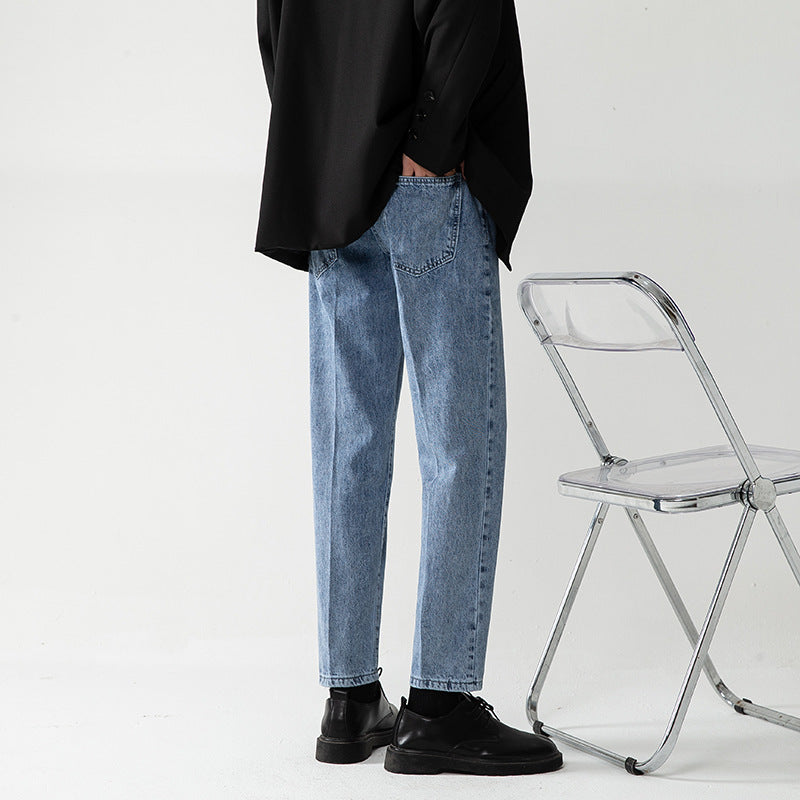 Herrenjeans mit hoher Taille und konischem Schnitt - Torvild