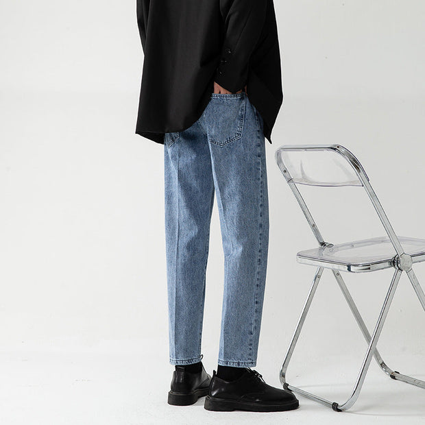 Herrenjeans mit hoher Taille und konischem Schnitt - Torvild