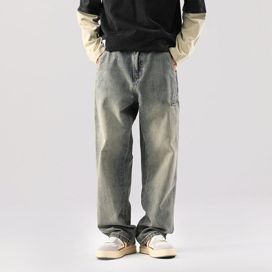 Zeon - Jeans d'été lavé tendance pour hommes