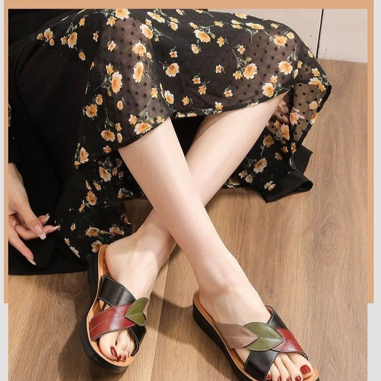 Damensandalen mit gepolsterter Sohle zum Laufen - Mirel