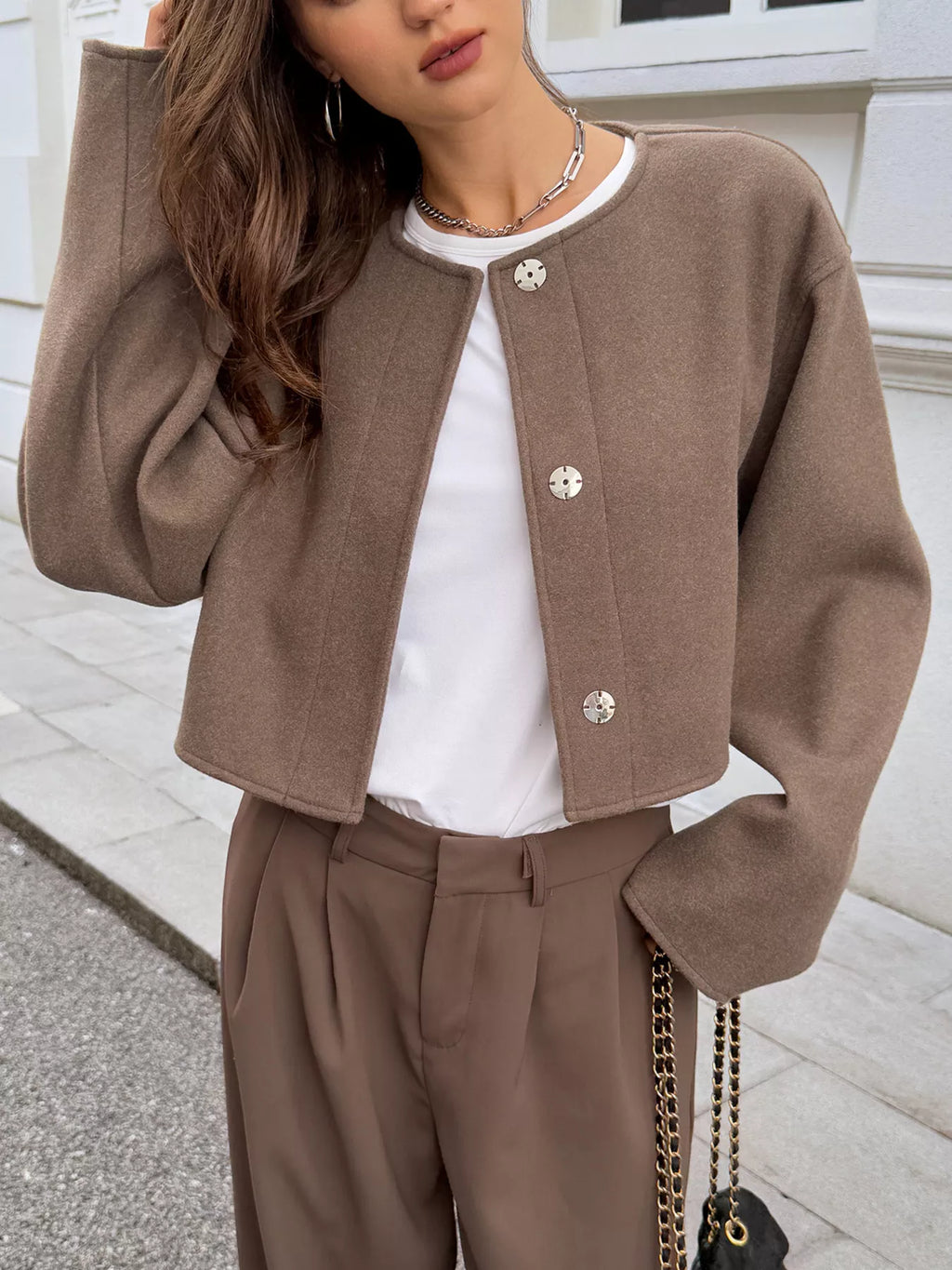 Kurze Damen-Wolljacke - Sabrina