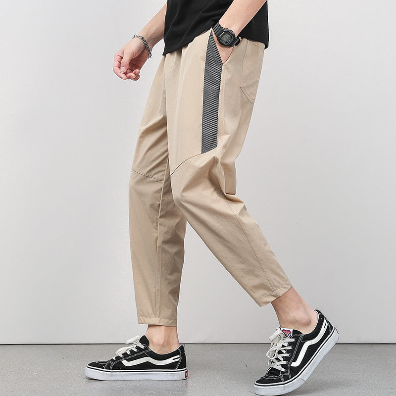 Konisch zulaufende Herrenhose mit Gummizug am Saum - Lucas