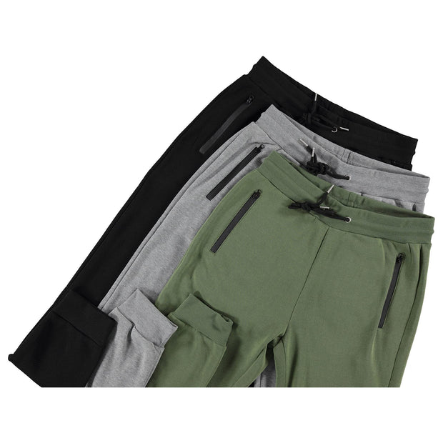 Logan - Pantalon de sport décontracté avec fermeture éclair