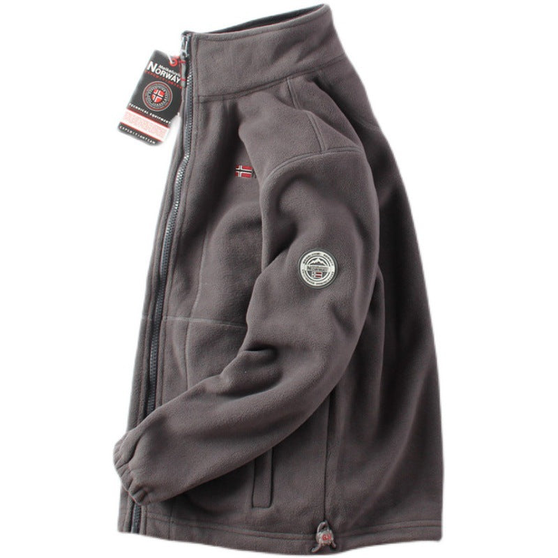 Warme Herrenjacke mit Fleece-Effekt - Eirik