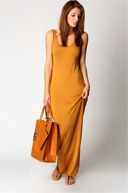 Meryl - Robe longue élégante et extensible