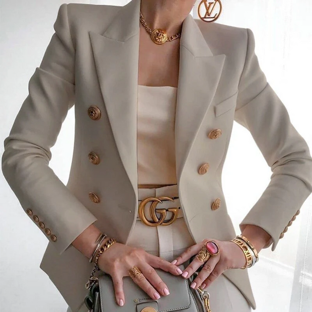 Vanessa - Blazer de luxe élégant en coton pour femme
