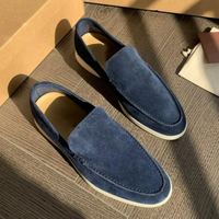 Bandit - Mocassins décontractés en daim pour hommes