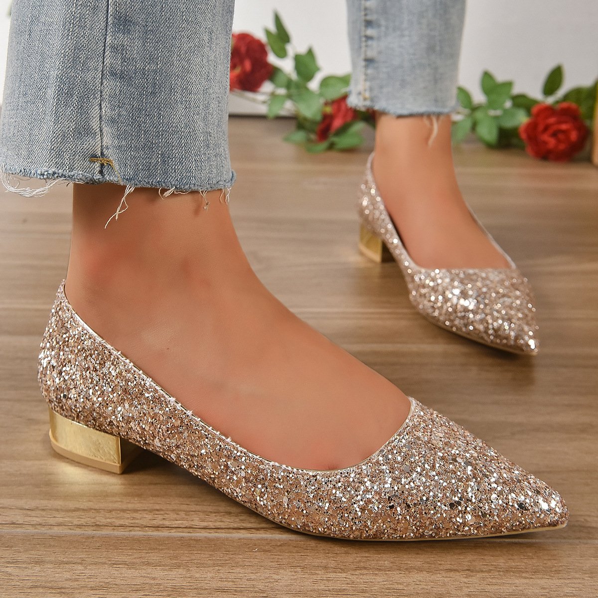 Damen Glitzerschuhe - Amaya