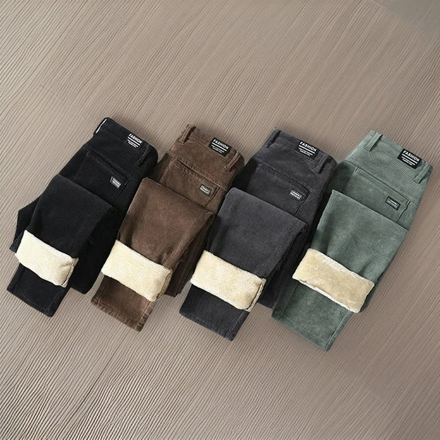 Pantalon d'hiver chaude pour hommes d'affaires