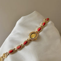 Bijoux femme montre bracelet avec détail ovale - Alviera