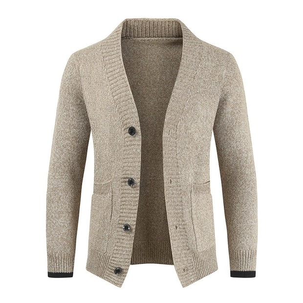 Cardigan en maille à col châle pour homme - Emil