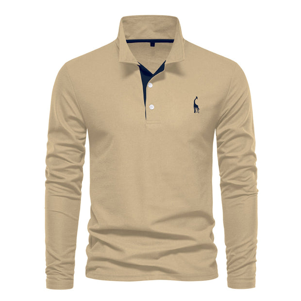 Langärmeliges Herren-Poloshirt - Dario