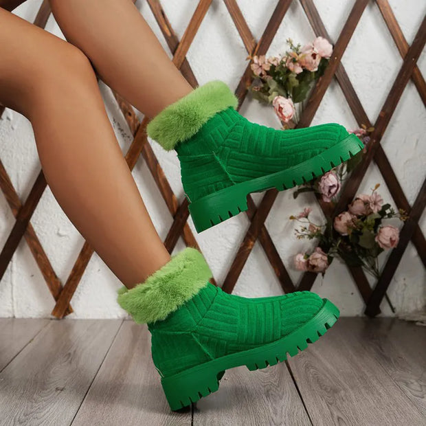 Arleth - Kuschelige Winterstiefeletten mit dicker Sohle für Frauen