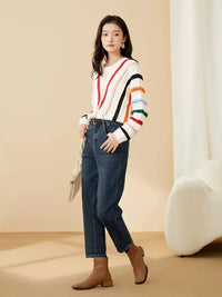 Pull Asymétrique Amassée pour femme