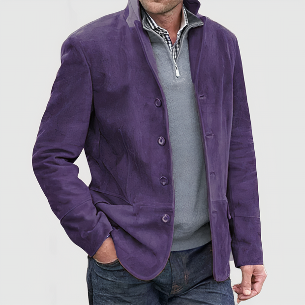 AIDEN - Veste vintage à boutons descendants