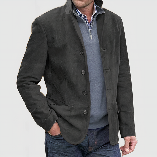 AIDEN - Veste vintage à boutons descendants