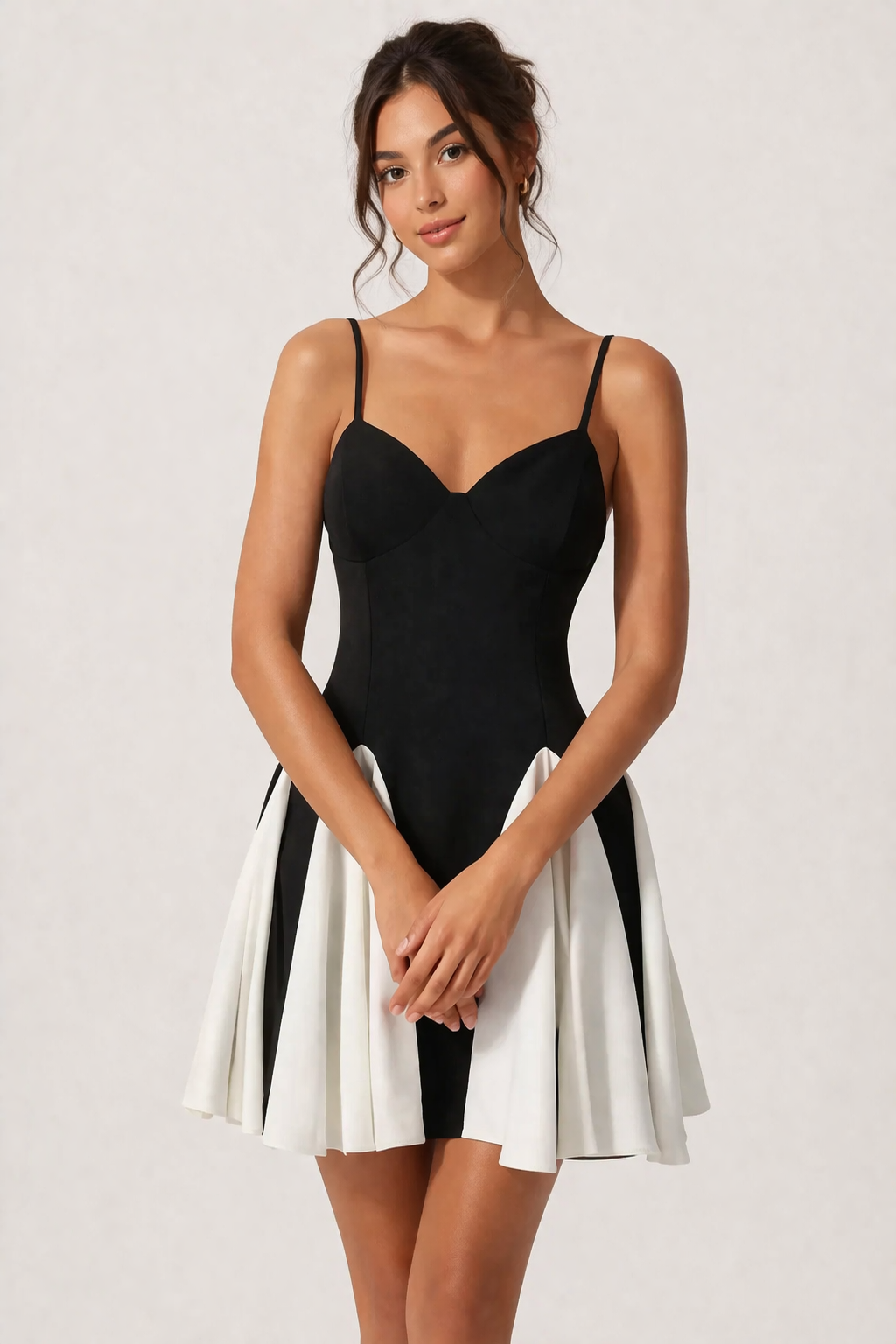 Kurzes elegantes Damen Sommer Party Kleid - Amalia