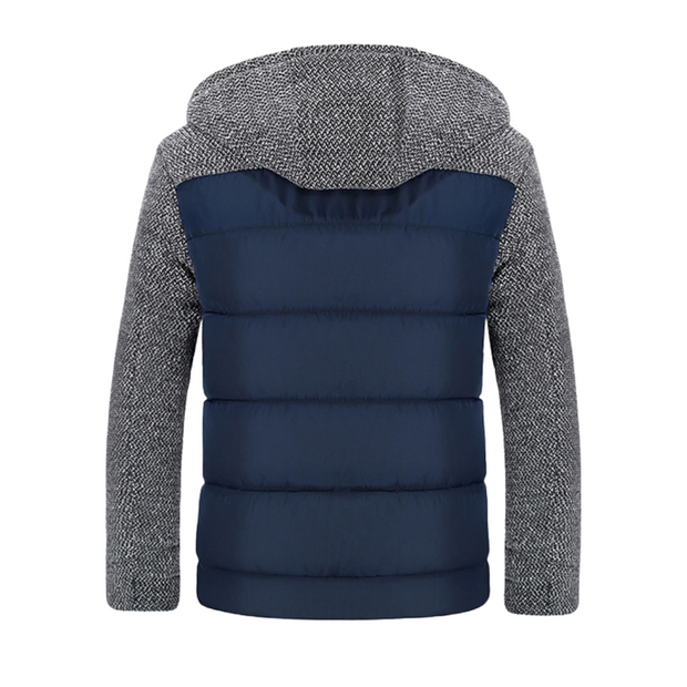 Veste à capuche matelassée d'automne - Alaric