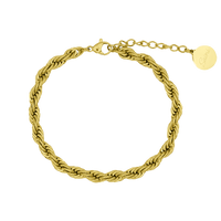 Twisted Bracelet plaqué or 14 carats