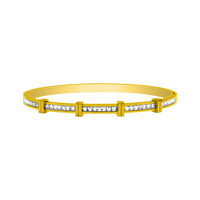 Element Baguette Bracelet-jonc doré 14K