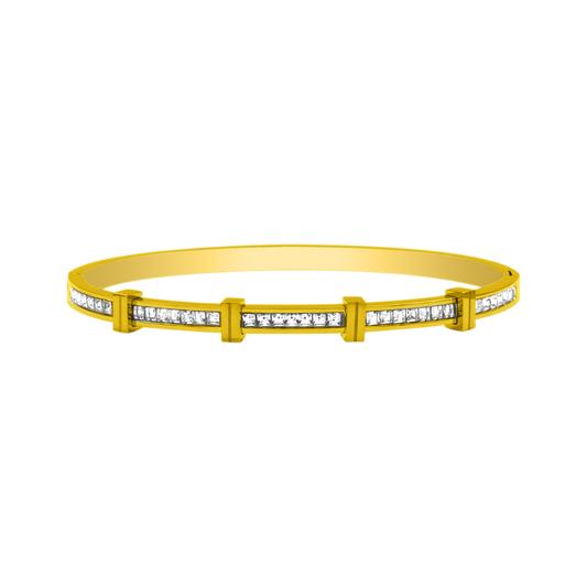 Element Baguette Bracelet-jonc doré 14K