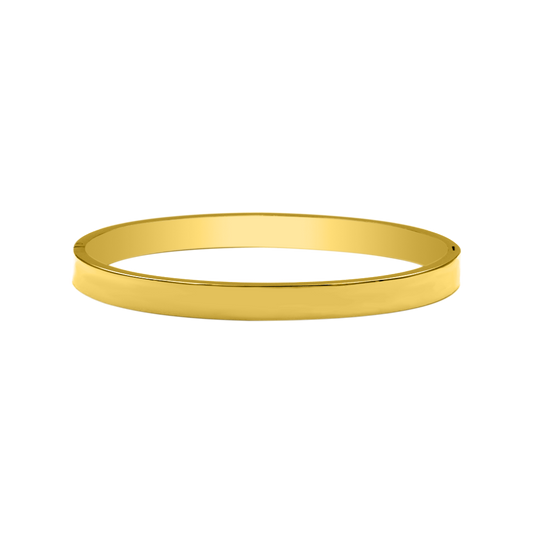 Element Gravure Bracelet-jonc plaqué or 14 carats