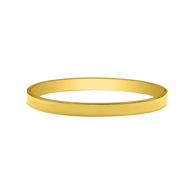 Element Gravure Bracelet-jonc plaqué or 14 carats