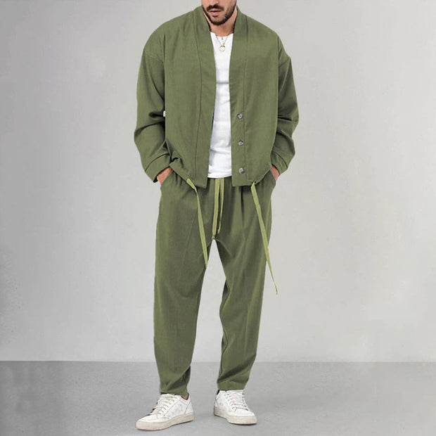 OREEZ - Cardigan et pantalon pour hommes