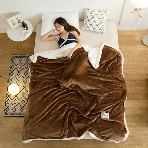 Luxuriöse Winterdecke