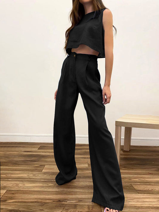 Esther - Ensemble pantalon deux pièces Boho