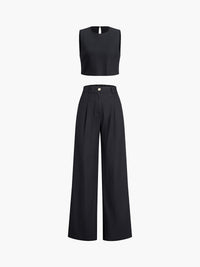 Esther - Ensemble pantalon deux pièces Boho