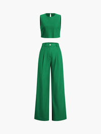 Esther - Ensemble pantalon deux pièces Boho
