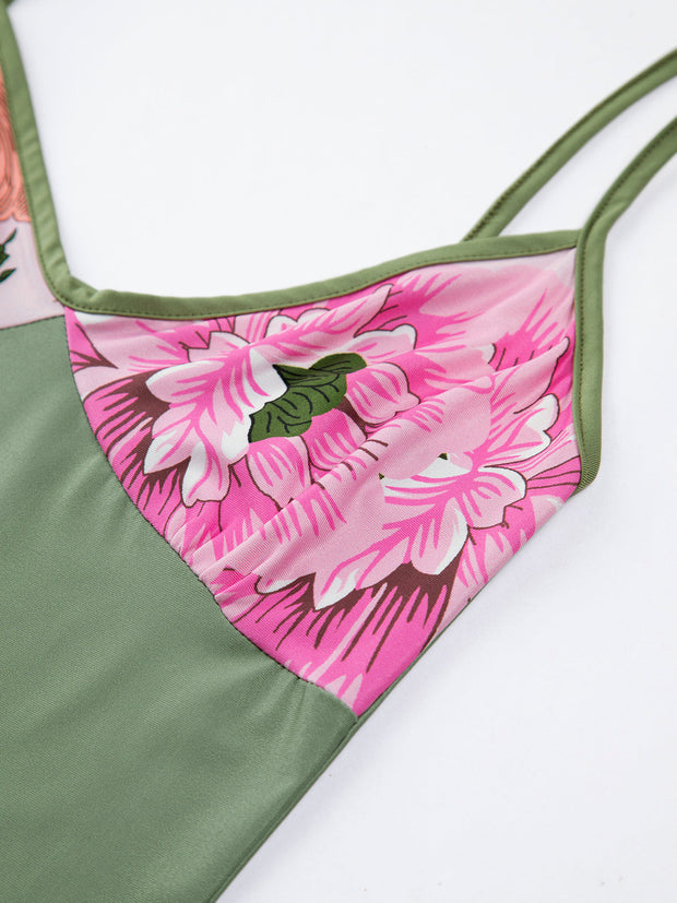 Ava - Robe longue à fleurs d'été