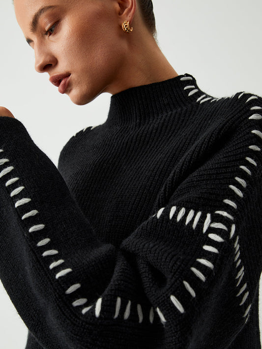 Regina - Mode Pull-over grande taille en tricot lâche