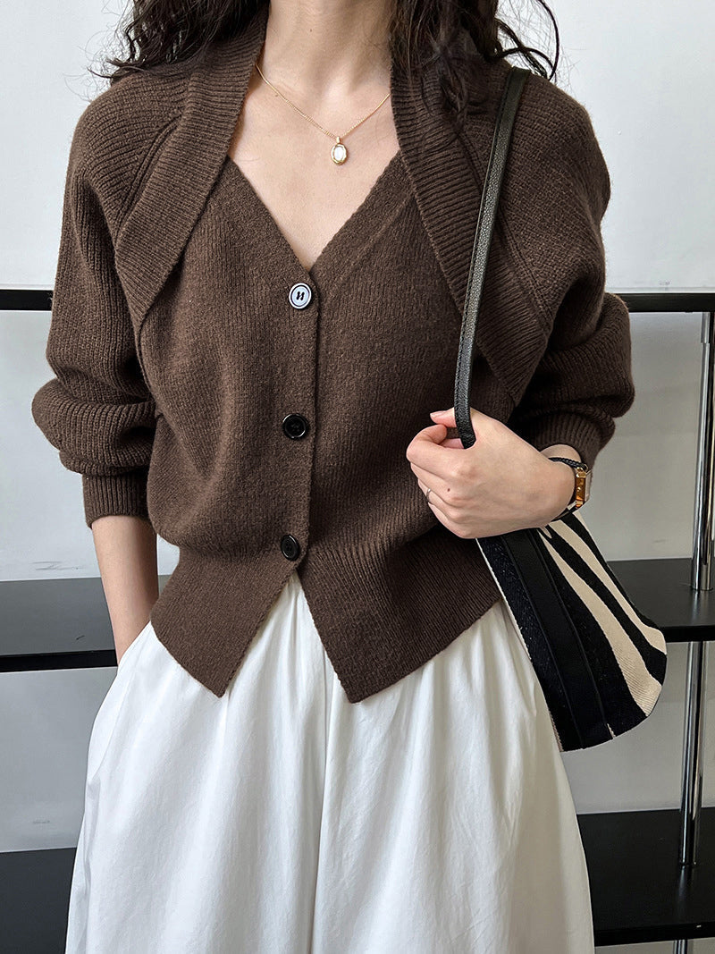 Damenstrickjacke mit Wickelmuster - Ragnhild
