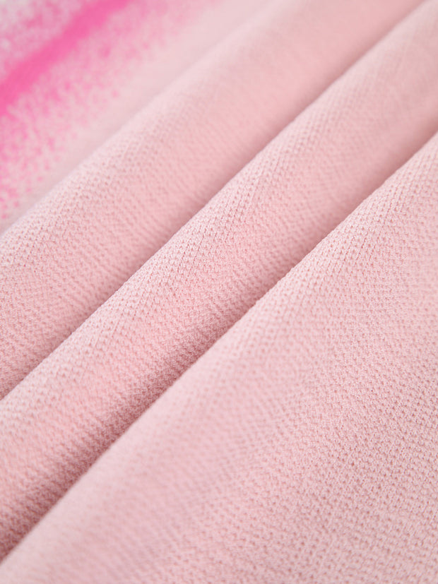 Giulia - Robe longue en tricot sans manches à bords irréguliers et ondulés