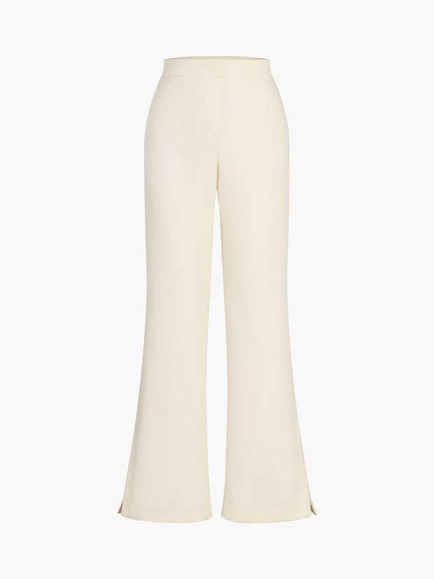 Haut uni avec pantalon large