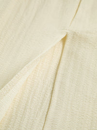 Addison - Robe midi fendue à croix croisée et dos nu
