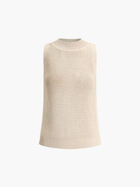 Jeanne - Gilet Solide en Maille Hollow